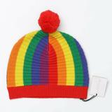 Burberry Accessories | Burberry Children Helen Rainbow Beanie Medium (M) | Color: Red/Yellow | Size: Medium