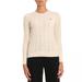 Polo By Ralph Lauren Sweaters | Cable-Knit Cotton Sweater ( Beige, Blue) | Color: Cream | Size: S/M