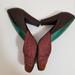 Anthropologie Shoes | Anthropologie Farylrobin Brown Pumps Size 7.5 | Color: Brown/Green | Size: 7.5