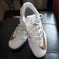 Nike Shoes | Bling Nike Lunar Ballistec Athletic Shoes | Color: Gold/White | Size: 10