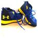 Under Armour Shoes | Boys Under Armour Blue Hightop Sneakers Sz 13 | Color: Blue | Size: 13b