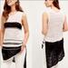 Anthropologie Tops | Anthropologie Left Of Center Shadow Striped Tunic | Color: Black/White | Size: Xs