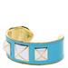 Rebecca Minkoff Jewelry | Authentic Rebecca Minkoff Leather Cuff | Color: Blue/Gold | Size: Os