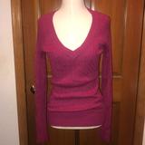 American Eagle Outfitters Sweaters | American Eagle | V-Neck Sweater | Size M | Color: Pink/Purple | Size: M