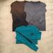 American Eagle Outfitters Shirts | American Eagle Ls Shirts (3) Sz Xs | Color: Black/Brown/Gray/Green | Size: Xs