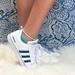 Adidas Shoes | Adidas Shoes Womens Size 7 White And Blue | Color: Blue/White | Size: 7