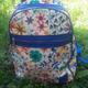 Lularoe Bags | Beautiful Lularoe Backpack . | Color: Blue/Red | Size: Os