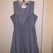 Zara Dresses | Blue Chambray Zara Dress Size L | Color: Blue | Size: L