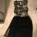 Anthropologie Dresses | Anthropologie Dress Medium Tulle Black | Color: Black | Size: M