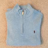 Polo By Ralph Lauren Sweaters | Blue Polo By Ralph Lauren Quarter-Zip Sweater | Color: Blue | Size: L