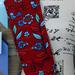 Lularoe Pants & Jumpsuits | Bnwot Lularoe Os Leggings | Color: Blue/Red | Size: Os