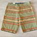 J. Crew Bottoms | Boys J Crew Crewcuts Bermuda Shorts - Nwt | Color: Green/Orange | Size: 14b