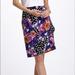 Anthropologie Skirts | Anthropologie Baraschi Pencil Skirt | Color: Black/Purple | Size: 4