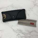 Ray-Ban Accessories | Authentic Ray-Ban Sunglasses Case + Cleaning Cloth | Color: Black/Gray | Size: Os