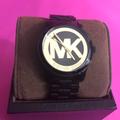 Michael Kors Jewelry | Authentic Micheal Kors Mini Runaway Watch | Color: Black/Gold | Size: Os