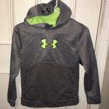 Under Armour Shirts & Tops | Boys Under Armour Hoodie | Color: Gray/Yellow | Size: Mb