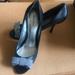 Nine West Shoes | Black Sexy Peep Toe Pumps | Color: Black | Size: 9