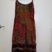 Urban Outfitters Dresses | Band Of Gypsies Printed High Low Tank Dress | Color: Black/Red | Size: Xs