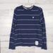 American Eagle Outfitters Shirts | American Eagle Men's Navy Striped Long Sleeve Tee | Color: Blue/White | Size: M