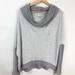 Anthropologie Sweaters | Anthropologie Saturday Sunday Cowl Neck Pullover | Color: Gray/White | Size: S