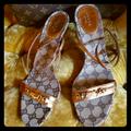 Gucci Shoes | Brand New Gucci Sandal Size 8 1/2 | Color: Gold | Size: 8.5