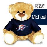 Navy Oklahoma City Thunder Personalized 10'' Plush Bear