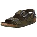 Birkenstock Sandales Milano Birko-flor Desert Soil Camo Green, Boys’ Sandal, Desert Soil Camo Green, 11.5 Child UK (30 EU)