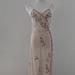Zara Dresses | Blush Sheer Beaded Wrap Maxi Dress | Color: Cream/Pink | Size: S