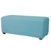 Arlmont & Co. T-Cushion Ottoman Slipcover Polyester in Blue | 14.2 H x 52 W x 20 D in | Wayfair E7DF23E46C124C16B41B02721B1DF90D