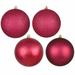 The Holiday Aisle® Holiday Décor Ball Ornament Plastic in Red | 2.75 H x 2.75 W x 2.75 D in | Wayfair DD91B39F813F430DBF15790BD51713C5