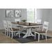 Ophelia & Co. Hepburn 7 - Piece Extendable Rubber Solid Wood Dining Set Wood in Brown/Gray | Wayfair 183961EA79CE465EAFFD081F6CF40034
