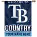 WinCraft Tampa Bay Rays Personalized 27'' x 37'' Single-Sided Vertical Banner
