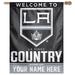 WinCraft Los Angeles Kings Personalized 27'' x 37'' Single-Sided Vertical Banner