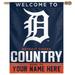 WinCraft Detroit Tigers Personalized 27'' x 37'' Single-Sided Vertical Banner
