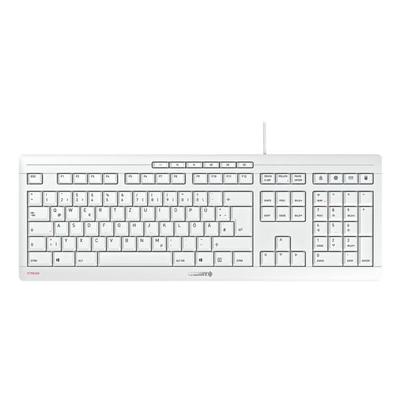 Cherry Kabelgebundene Tastatur »Stream« grau grau, 48x2.4x21 cm