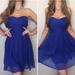 J. Crew Dresses | J Crew Blue Strapless Dress - 6 | Color: Blue | Size: 6