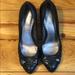 Coach Shoes | Black Leather Coach 3 Inch Heels | Color: Black | Size: 9