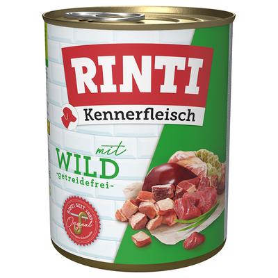 24x800g Wild Kennerfleisch RINTI Sparpaket Hundefutter