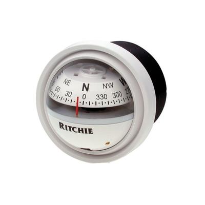 Ritchie V-57W.2 Explorer Compass - Dash Mount - White V-57W.2