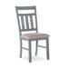 "Turino Dining Side Chair, 18"" Seat Height (set of 2) in Grey Oak Stain - Powell 457-434BX"