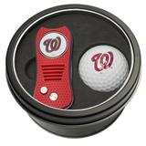 Washington Nationals Divot Tool & Golf Ball Personalized Tin Gift Set