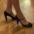 Ralph Lauren Shoes | Black Leather Heels | Color: Black | Size: 10