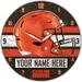 WinCraft Cleveland Browns Personalized 14'' Round Wall Clock