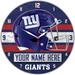 WinCraft New York Giants Personalized 14'' Round Wall Clock