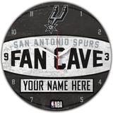 WinCraft San Antonio Spurs Personalized 14'' Round Wall Clock