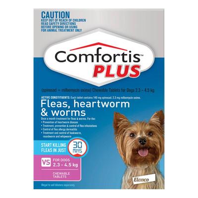 Comfortis Plus For Very Small Dogs 2.3-4.5 Kg (5 -...