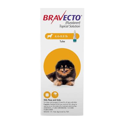 Bravecto Topical For X-Small Dogs (4.4 - 9.9 Lbs) ...
