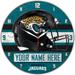 WinCraft Jacksonville Jaguars Personalized 14'' Round Wall Clock