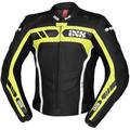 IXS Sport RS-600 1.0 Giacca in pelle motociclistica, nero-giallo, dimensione 58