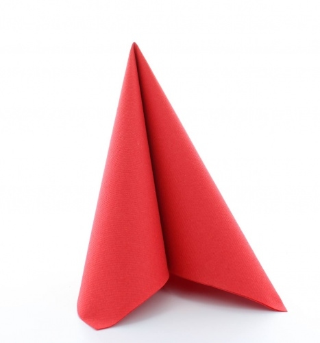 Mank Serviette Airlaid Rot, 40 x 40 cm, 50 Stück Image